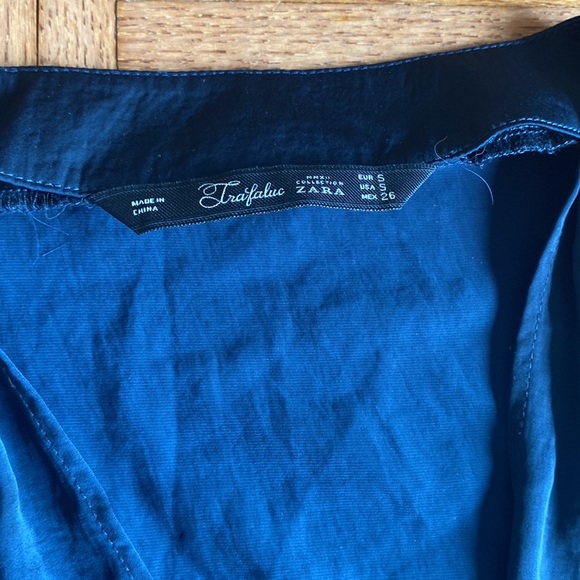 Zara Trafaluc mini faux wrap mini dress/tunic - Picture 2 of 4